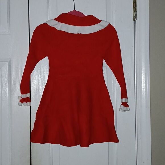 Holiday Christmas Valentine long sleeve sweater dress Sz 110    SZ 4-5 US NWOT - Picture 5 of 6